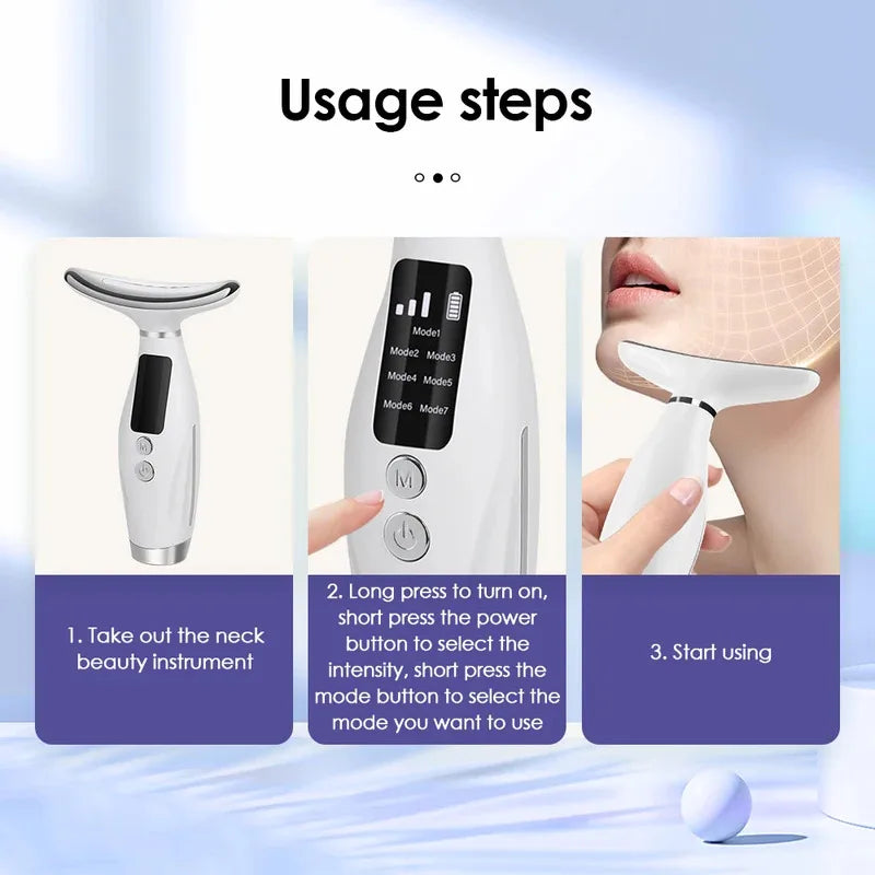 7-Color LED Neck Massager