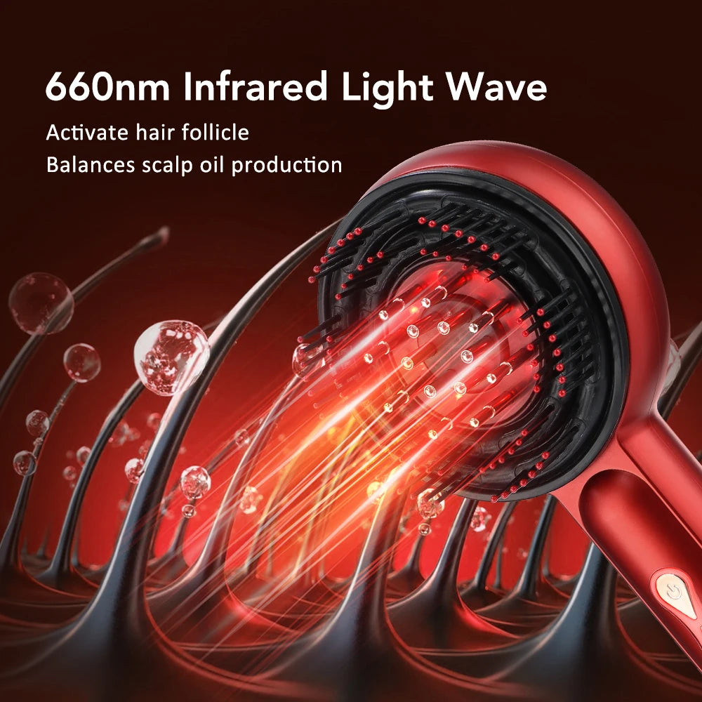 Red Light Hair Comb
